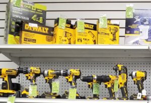 At this Used Power Tool Store, many tools have never been used, or are in like new condition